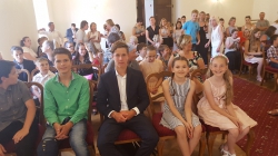 Slavnostní setkání úspěšných žáků českobudějovických škol