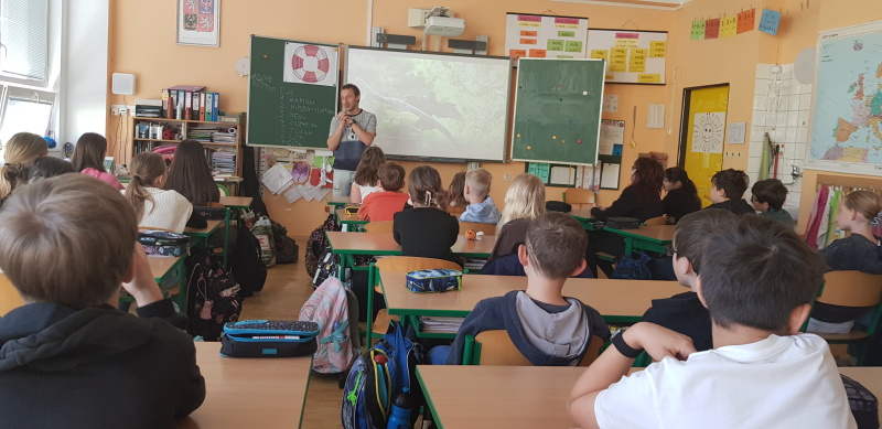 Beseda 5.B se spisovatelem Davidem Králikem