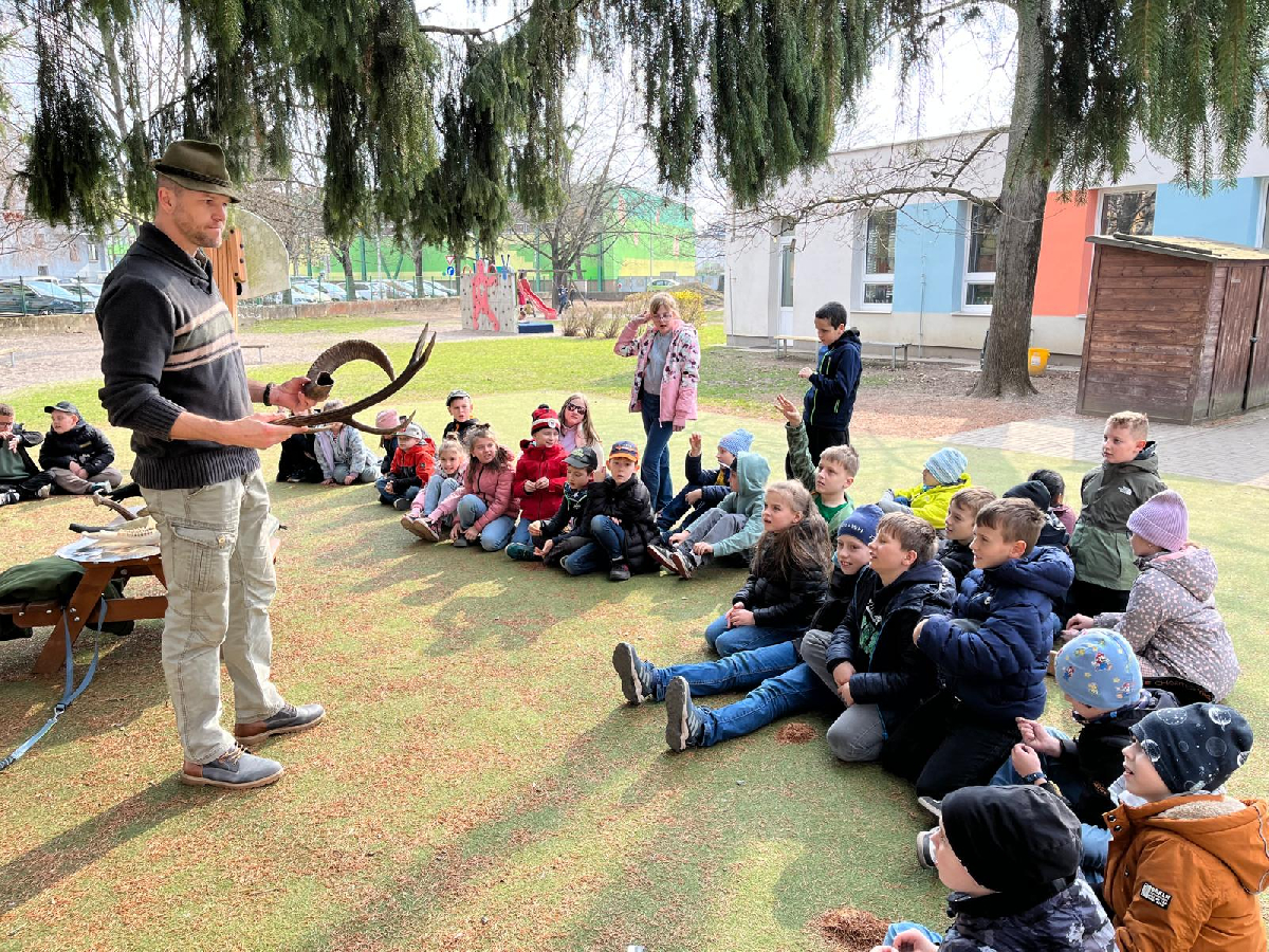 Besídka s panem myslivcem